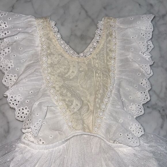 SWEET GABBY ROMPER WITH LACE TULLE SKIRT 12/18M - Picture 7 of 7
